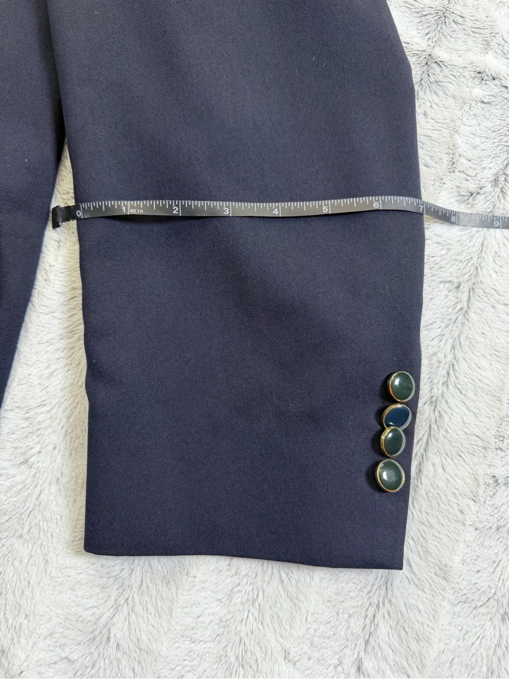 Vintage RSM Rochester Special Man 100% pure wool navy blazer big & tall